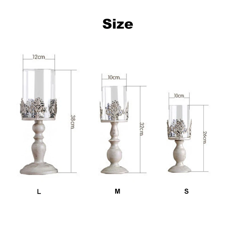 

Glass Lantern Cover Candle Holder Wedding Centerpieces Home Table Decoration Nordic Style Candlesticks Candle Stand