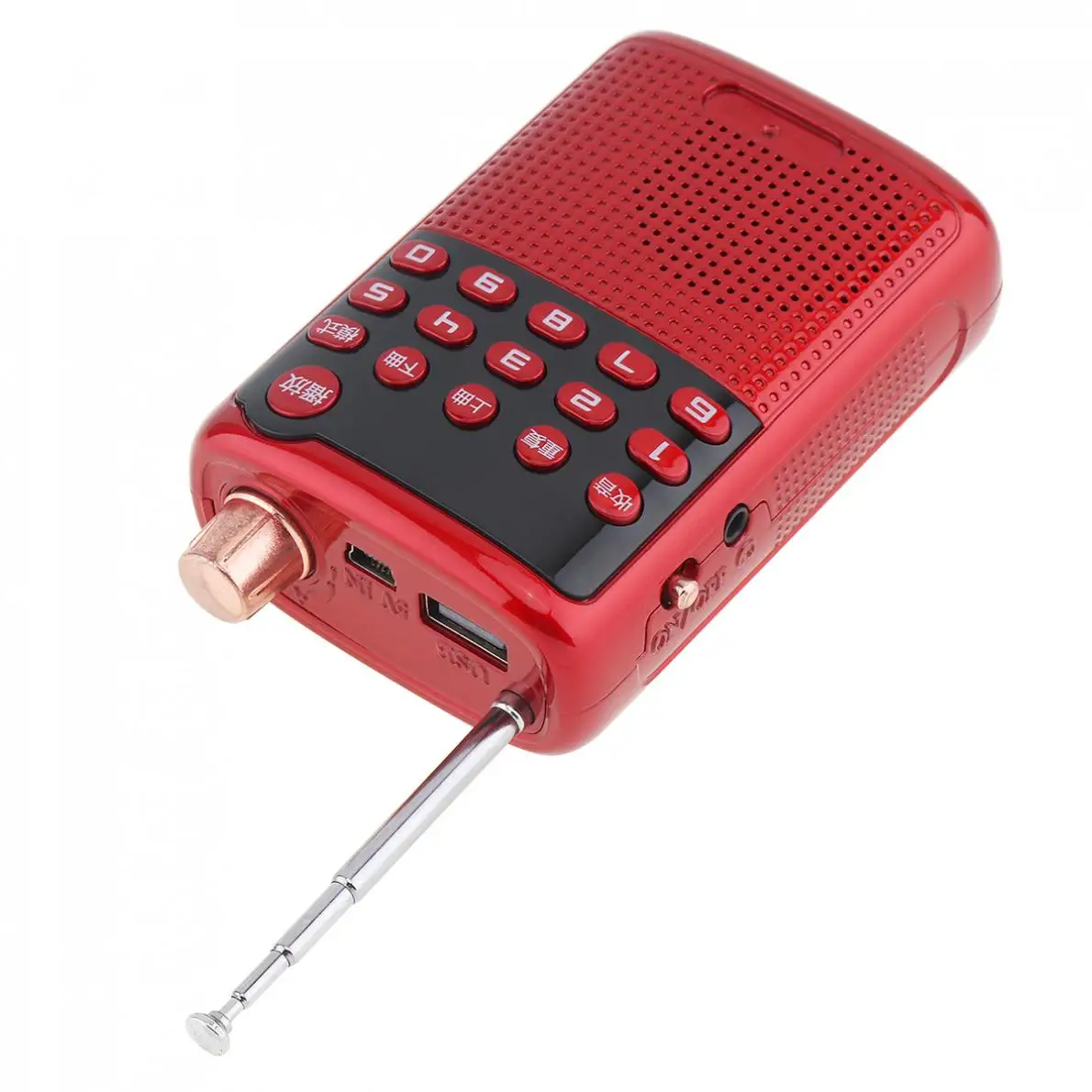 E55 портативное радио мини аудио карта динамик fm с USB зарядным устройством 3 5 мм