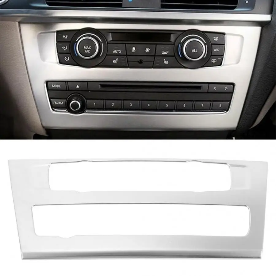 Автомобильная хромирующая центральная консоль для кондиционера кнопка