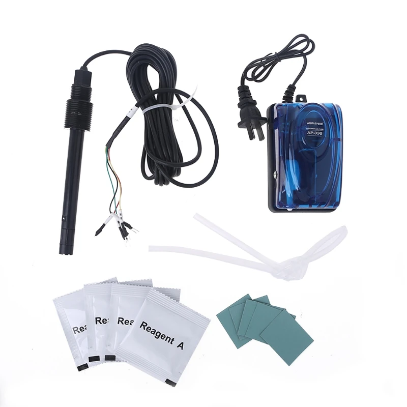 

Industrial Online Dissolved Oxygen Monitor Aquaculture Dissolved Oxygen Tester DO Controller Meter with Alarm Dual Relay