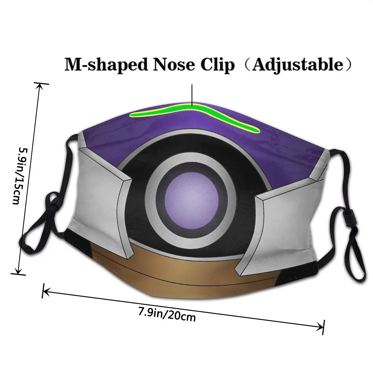 Tali Zorah Mass Effect John Shepard Sci-Fi Action Shooting RPG Protection Reusable Washable Masks Unisex Dust-proof Mouth Cover |