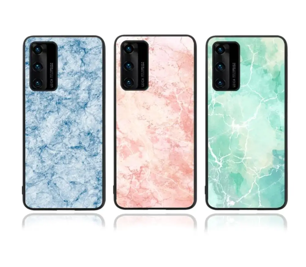 2D сублимационный резиновый чехол из ТПУ + поликарбоната для P30 Lite P40 PRO e с