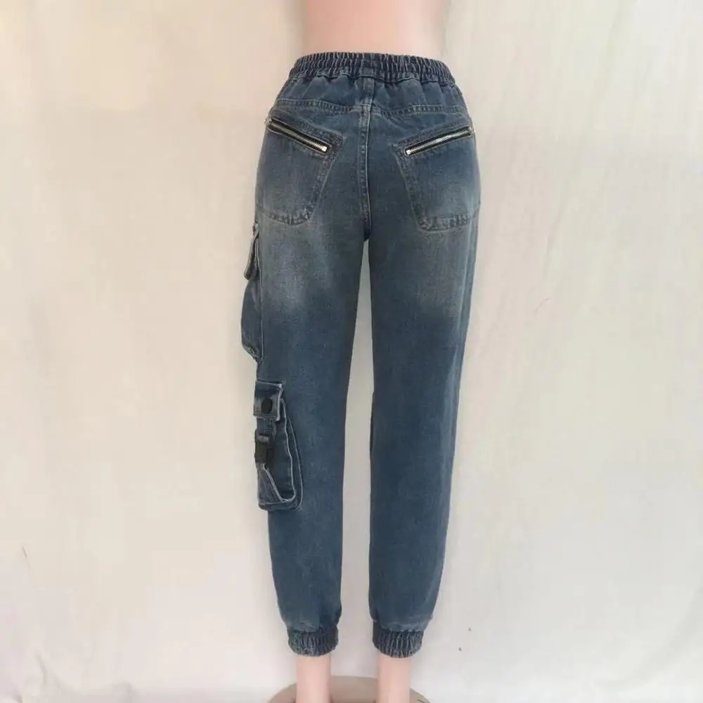 Джинсовые брюки карго женские джинсы женская уличная хиппи| |