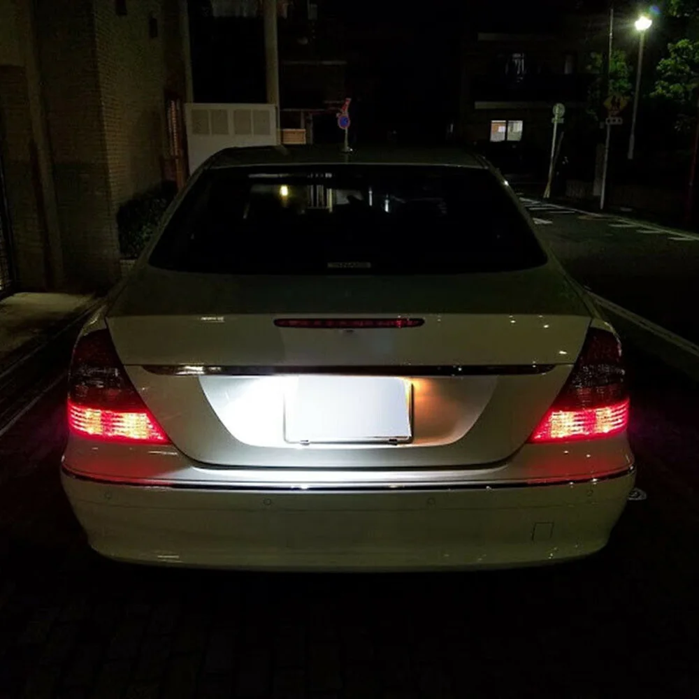 

OE-Fit 3W Full LED License Plate Lights For Mercedes S124 W124 E-Class 1993-1996 Car LED License Plate Lamp Light