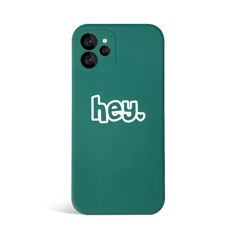 2022.Personalized English For Iphone13 Mobile Phone Shell XR Personalized 11pro Creative Max Couple 12 Net Red Soft Shell