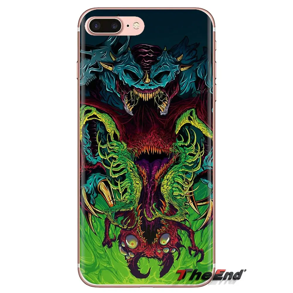 Силиконовый чехол для телефона большое чудовище Csgo iPhone XS Max XR X 4 4S 5 5S 5C SE 6 6S 7 8 плюс