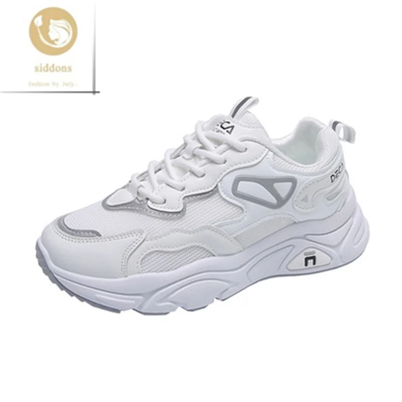 Кроссовки женские сетчатые для бега красные дышащие кроссовки в Корейском стиле