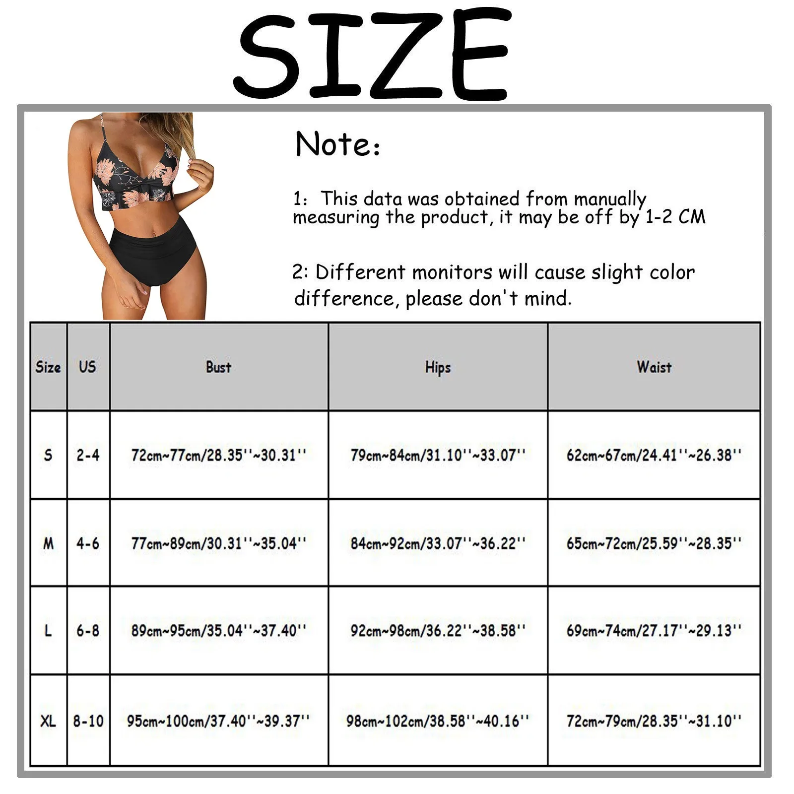 

Cute Floral Scalloped Bikini Sets Women Sexy Solid Mid-waist Two Pieces Swimsuit 2021 Beach Bathing Suits Swimwear