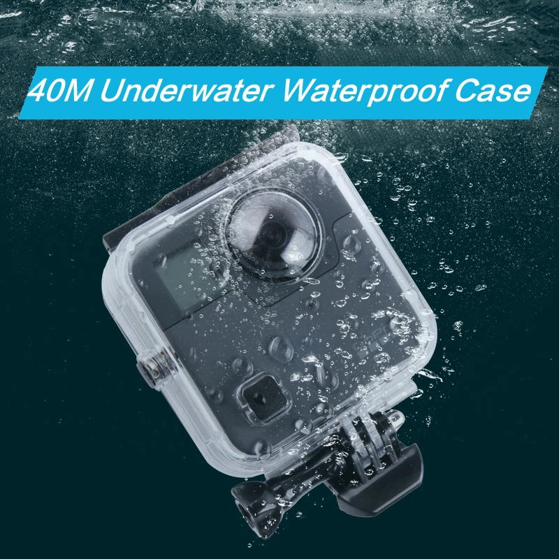 40M Waterproof Housing Case Back Door For Gopro Fusion 360 Camera Underwater Box Go Pro Action Accessories | Электроника