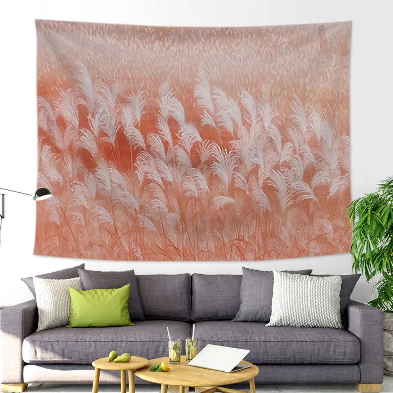 

Nordic Landscape Tapestry Wall Hanging Boho Decor Tapestry Macrame Hippie Witchcraft for Living Room Bedroom