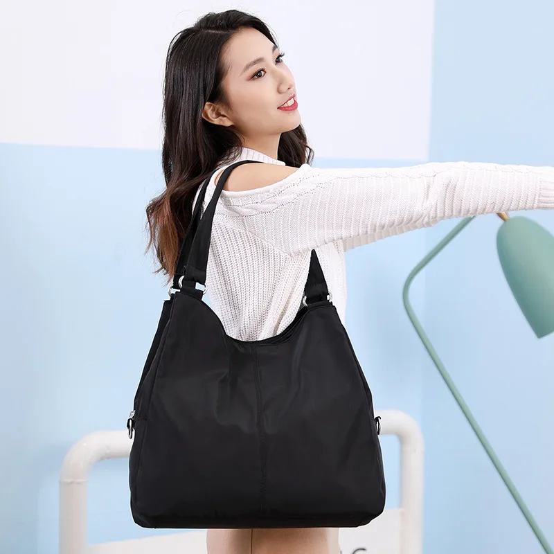 Сумка-тоут женская нейлоновая водонепроницаемая фиолетовая | Багаж и сумки