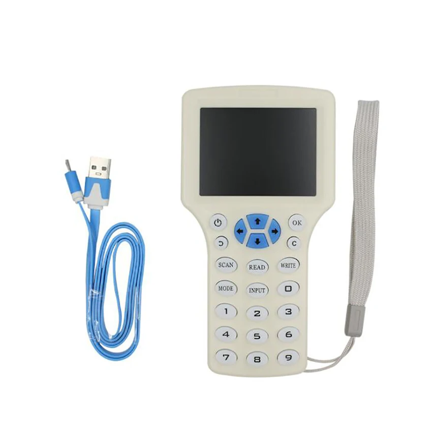 

3.2 Inch Display English 10 Frequency NFC RFID Card Copier Reader Writer Duplicator for IC ID Cards and All 125kHz Cards