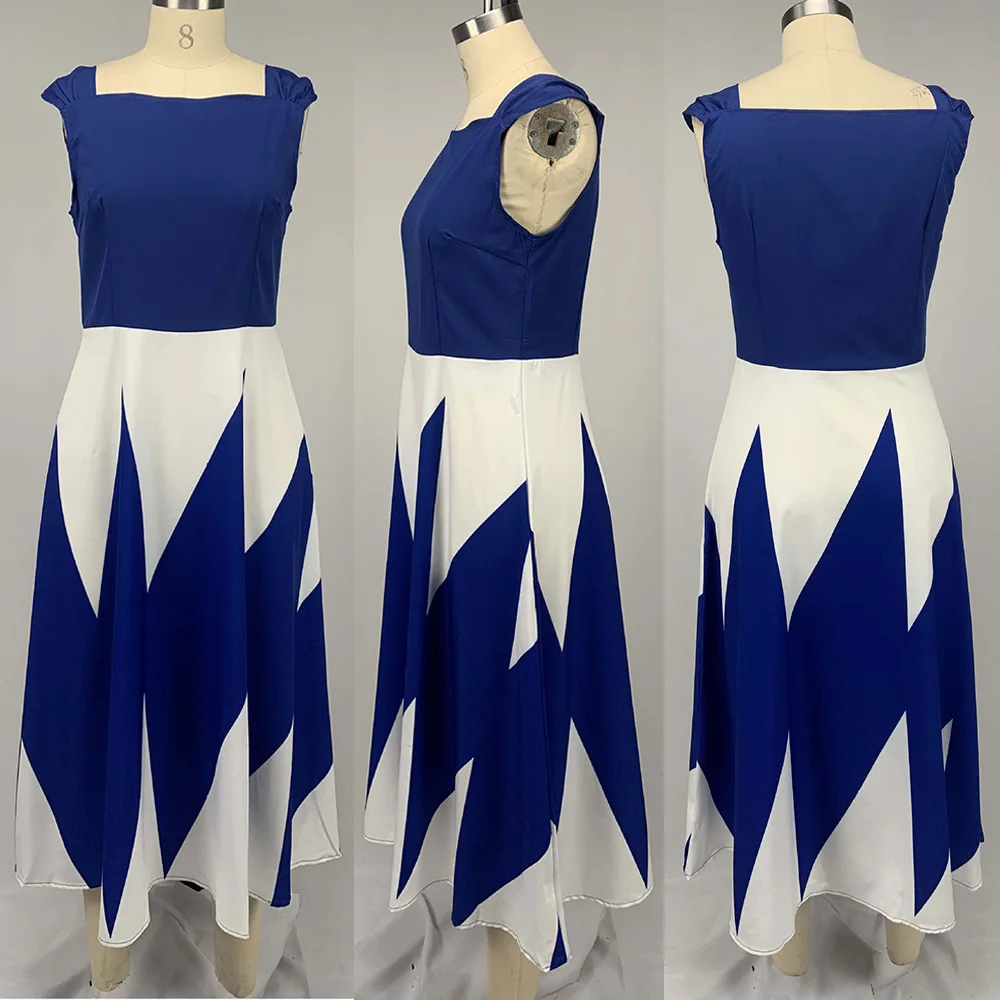 Винтажные летние элегантные вечерние платья средней длины в африканском стиле