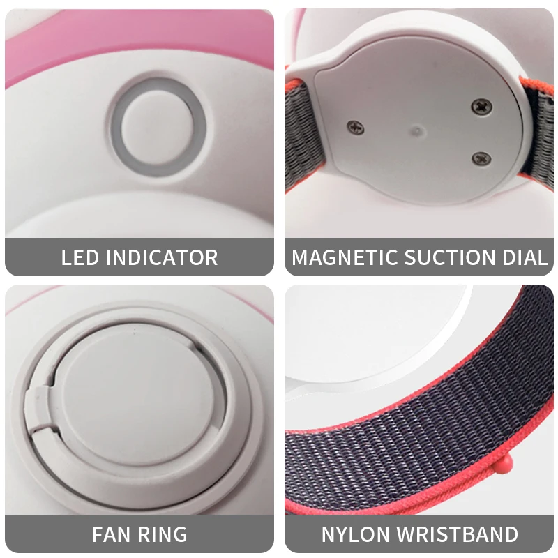 Носимые наручные вентилятор мультфильм детский веер мини ручной для путешествий