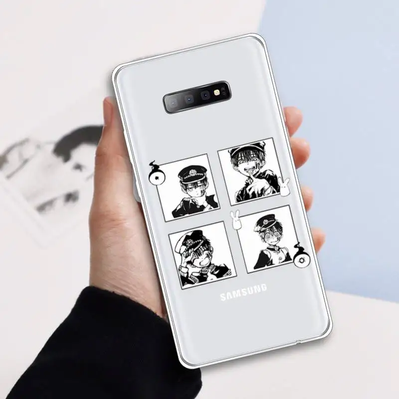 

Toilet Bound Hanako Kun Phone Case Transparent For Samsung Galaxy A71 A21s S8 S9 S10 plus note 20 ultra