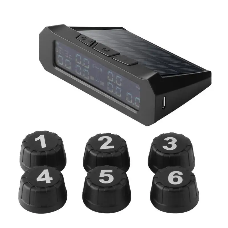 

Беспроводная система контроля давления в шинах с 6 внешними датчиками, 5 в постоянного тока