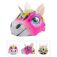 kids bike helmet cute unicorn safety hat outdoor sports head protect gear adjustable cycling skating cap childrens day gifts