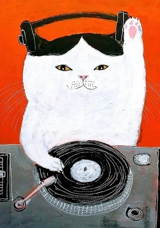 

Картина на холсте DJ Cat