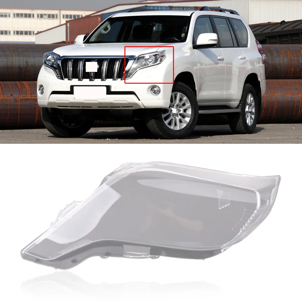 CAPQX 1 шт. для Land Cruiser Prado LC150 FJ150 2014 2016 налобный фонарь абажур водонепроницаемый