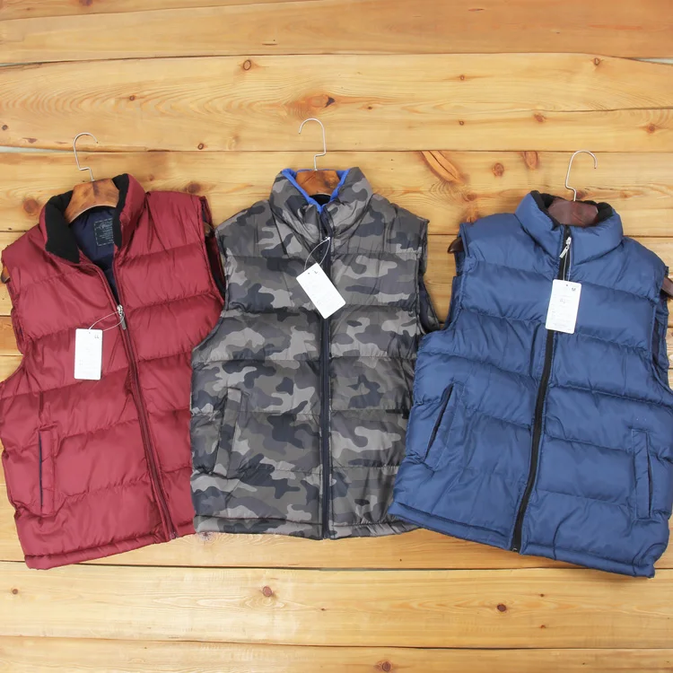 

Autumn winter thick cotton vest waistcoat male warm winter outwear cotton vest men