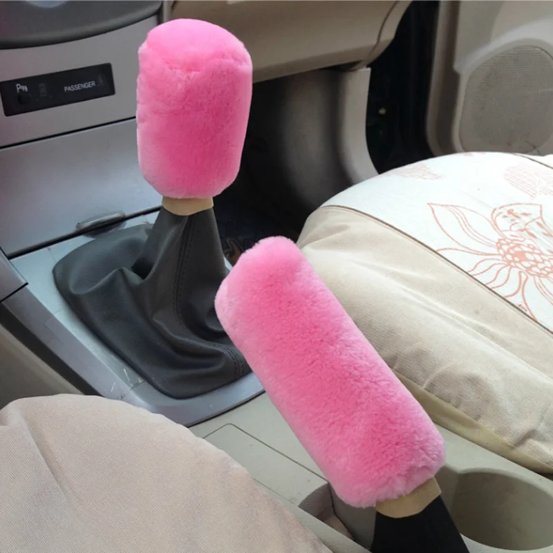 Автомобильный зимний плюшевый чехол для ручного тормоза Geely Vision SC7 MK CK Cross Gleagle Englon