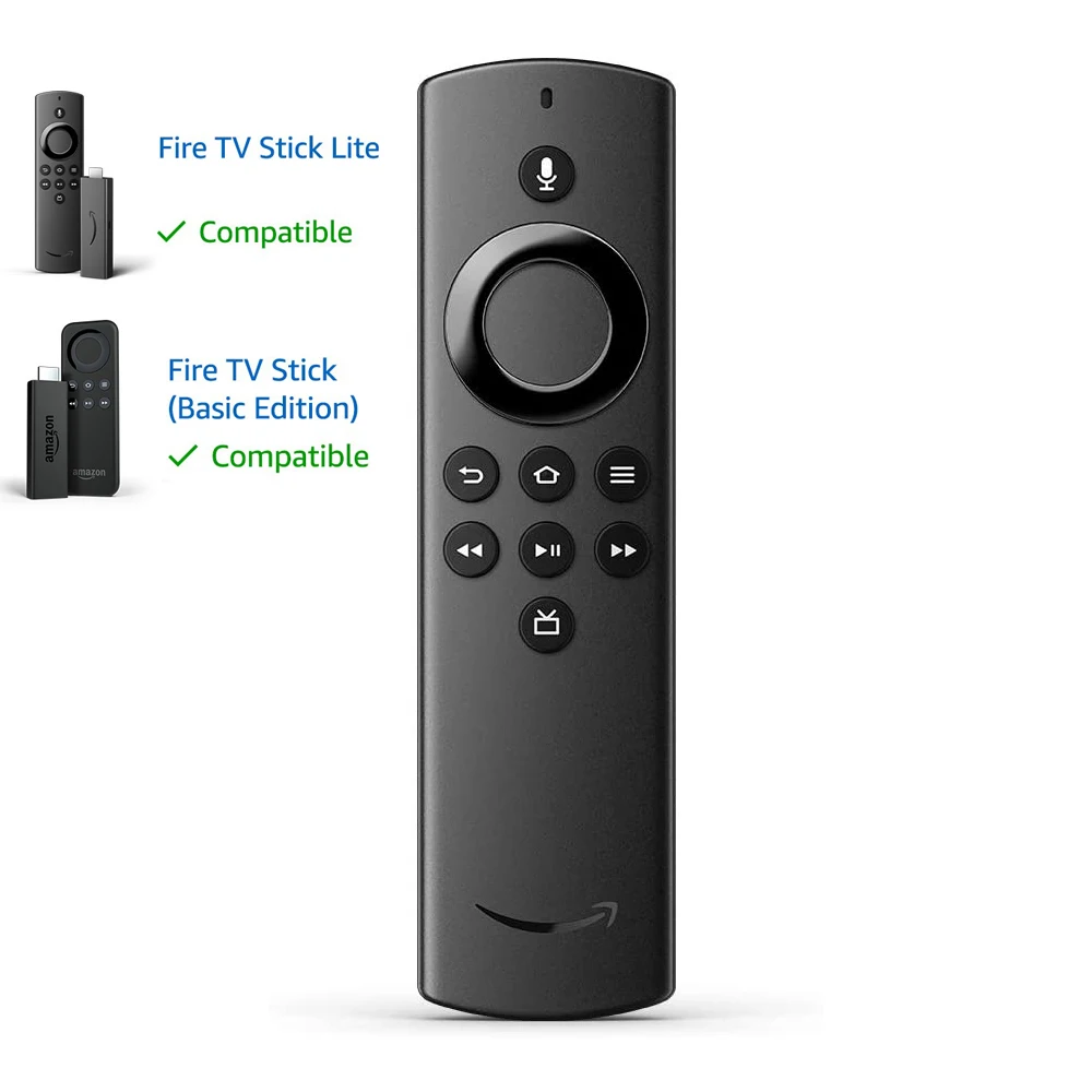 H69A73 для Amazon Fire TV Stick Alexa Voice Remote Lite 2020 релиз L5B83H  433 МГц Черный пульт дистанционного управления Бесплатная доставка |  Электроника | АлиЭкспресс