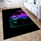 Супер автомобиль ретро 3D печать комната спальня противоскользящие плюшевые Коврики для пола дома модный ковер коврики Новинка Прямая поставка