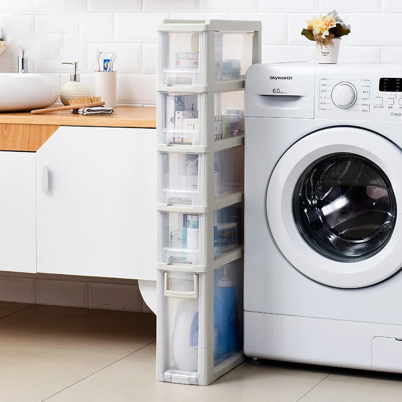 Шкаф для хранения принадлежностей в ванной комнате комнаты Стеллаж четыре слоя