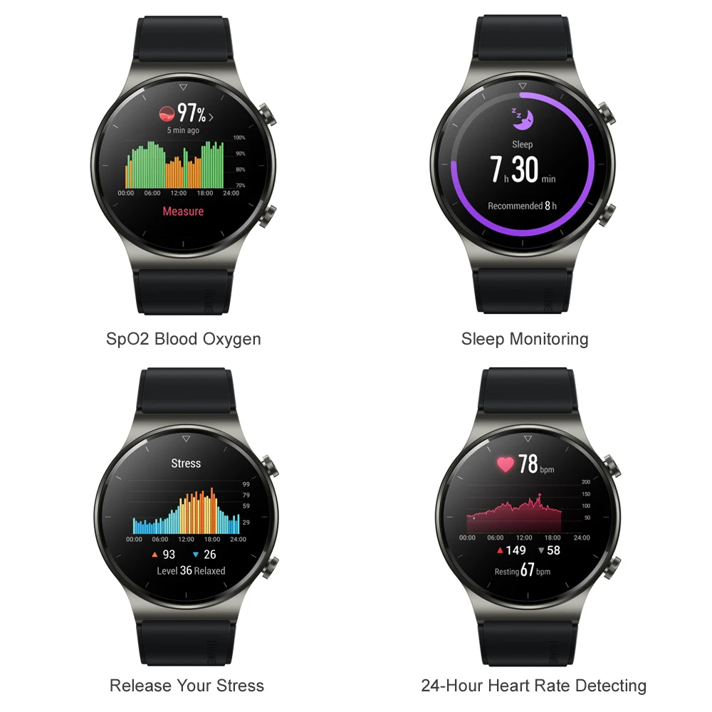 HUAWEI WATCH GT 2 Pro Cмарт часы встроенный GPS 14 дней автономной работы