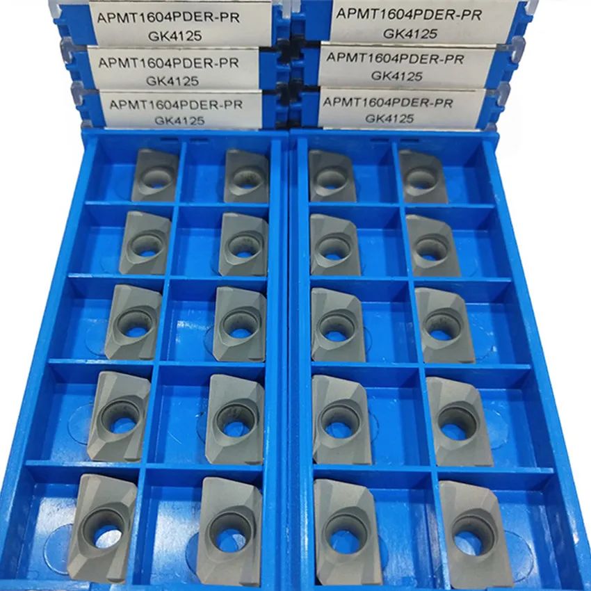 

APMT1135PDER-PM / APMT1604PDER-PM / APMT1135PDER-PR / APMT1604PDER-PR GA4230 GA4225 GK4125 CNC carbide inserts 10PCS/BOX