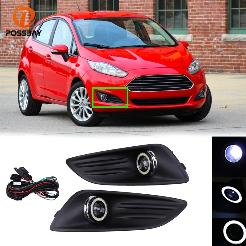 POSSBAY Противотуманные фары дневного светодиодный ходовые огни для автомобилей