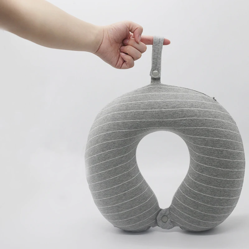 U-образная мягкая подушка для путешествий подушки шеи из пены памяти самолета