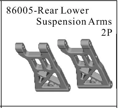 Запчасть для HSP 86005 Задняя Нижняя подвеска руки Американская классификация