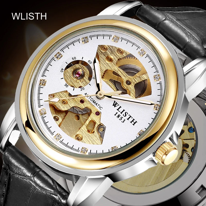 

New Sport Mechanical Watch Luxury Watch WLISTH Mens Watches Top Brand Montre Homme Clock Men Automatic Watch Skeleton Watch