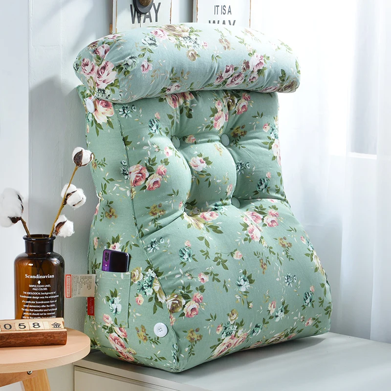 Большая прикроватная Подушка мягкая треугольная сумка решетка для хлеба круглый