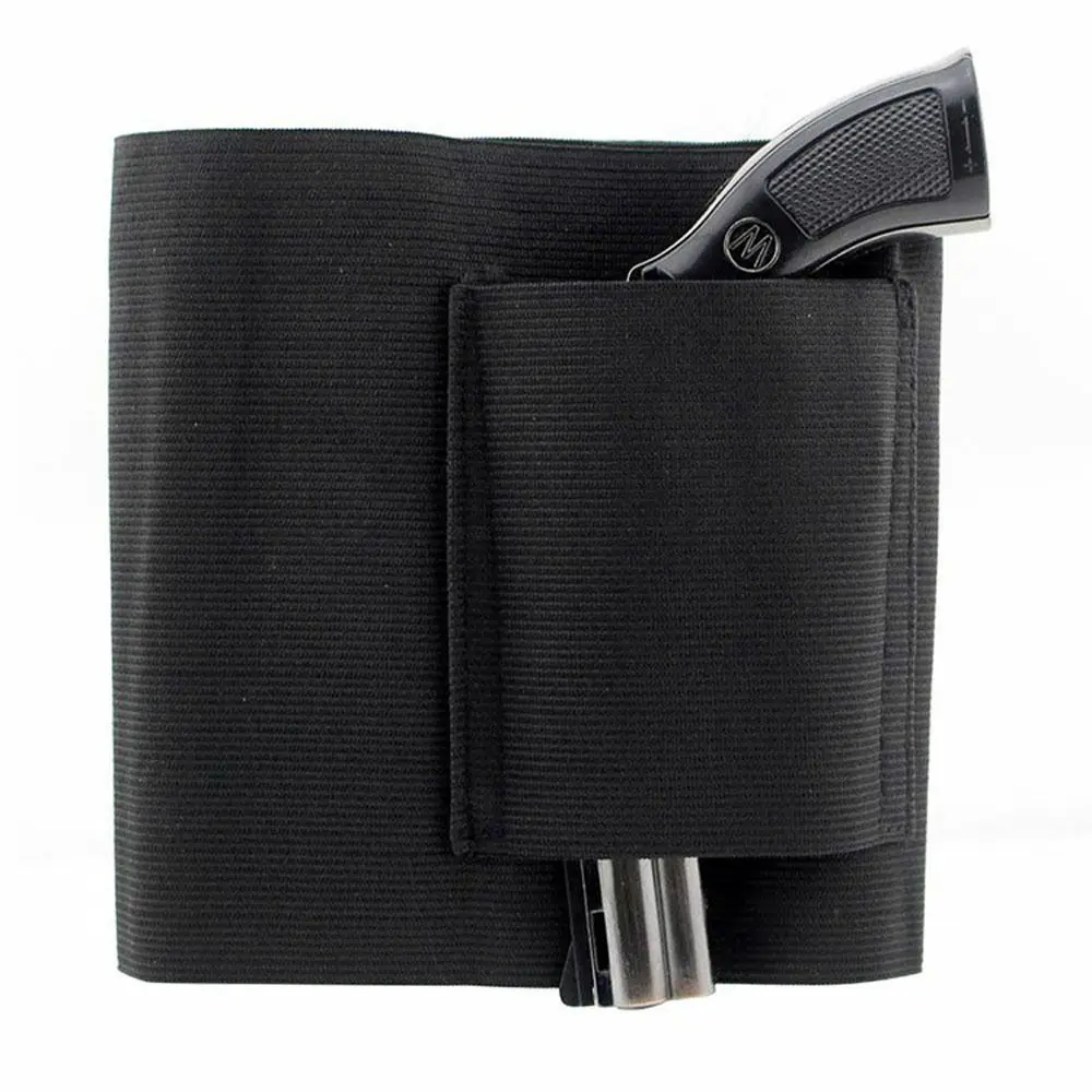 

Tactical Belly Gun Holster Belt Concealed Carry Waist Band Pistol Holder Magazine Bag Military Army Invisible Waistband Holster