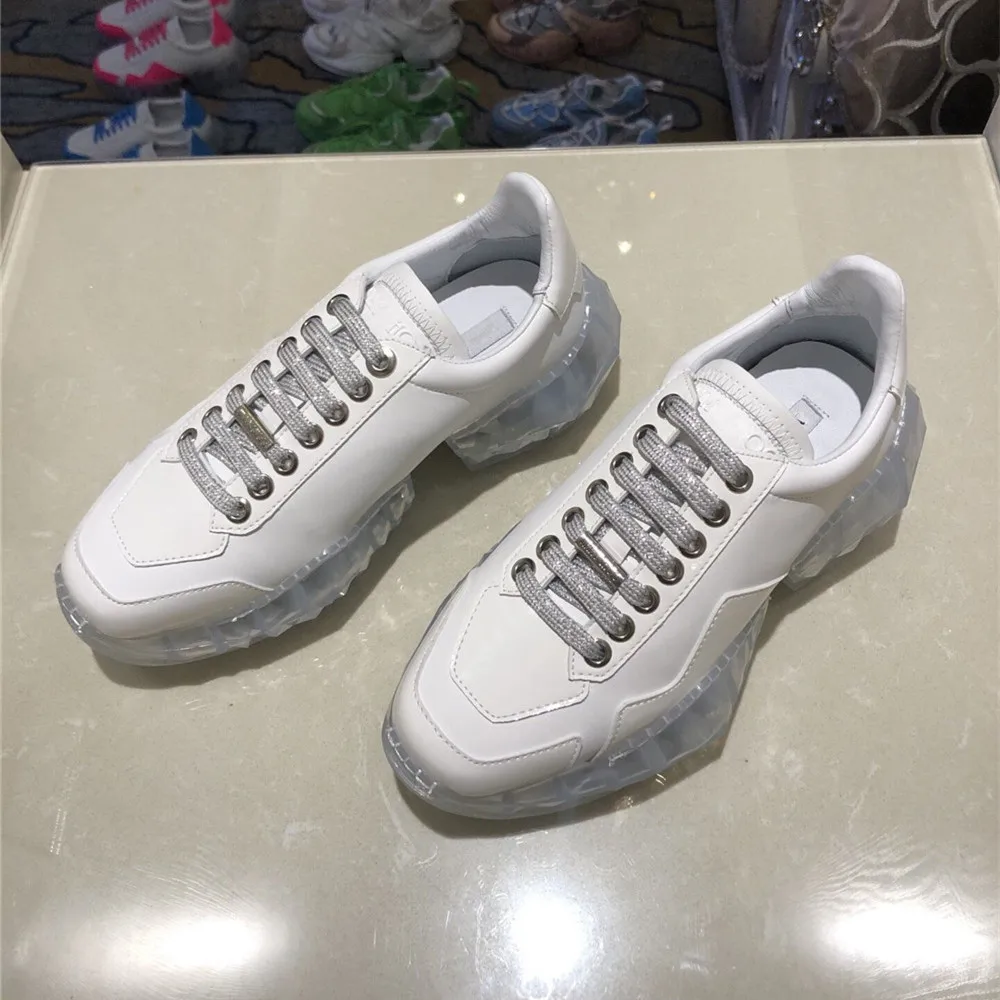 Новинка Женские кроссовки Сезон осень Брендовые модные кожаные повседневные