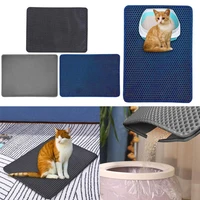 foldable cat litter mat waterproof bottom toilet pad mat for cat kitten dog grooming tool pet supplies