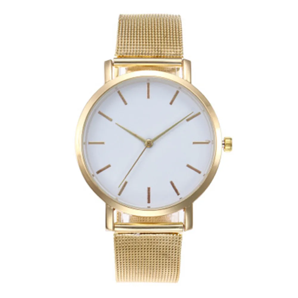 Простые женские часы романтические из розового золота лучший бренд Роскошные