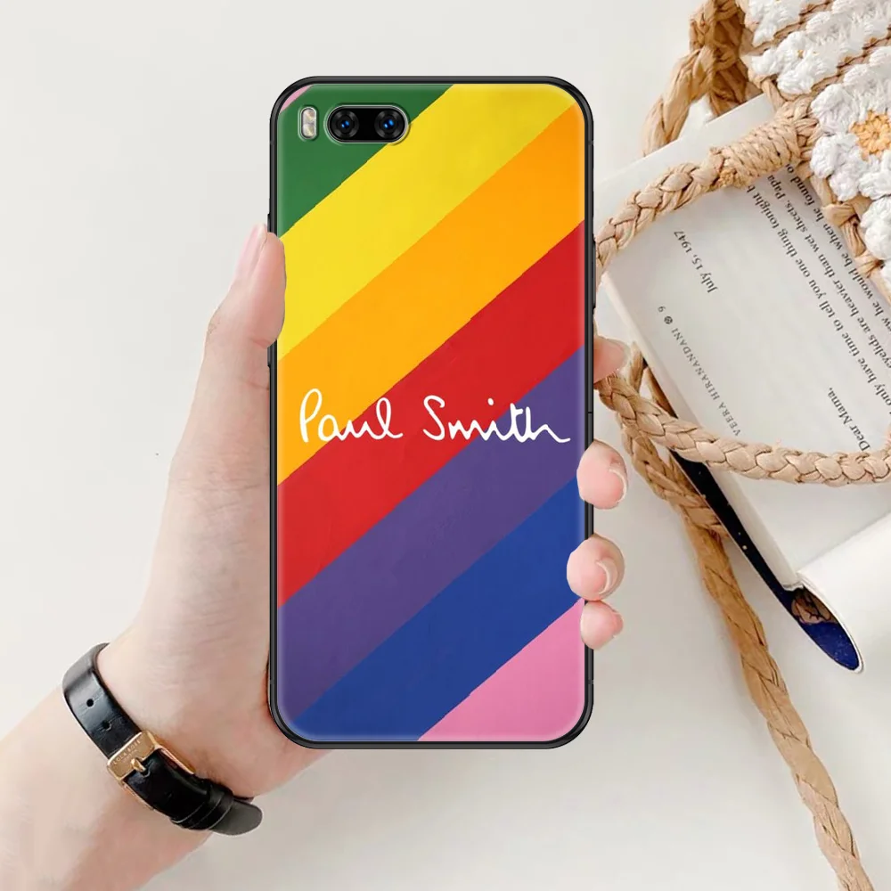 

pauls fashion brand smiths Phone case For Xiaomi Mi Max Note 3 A2 A3 8 9 9T 10 Lite Pro Ultra black fashion bumper luxury