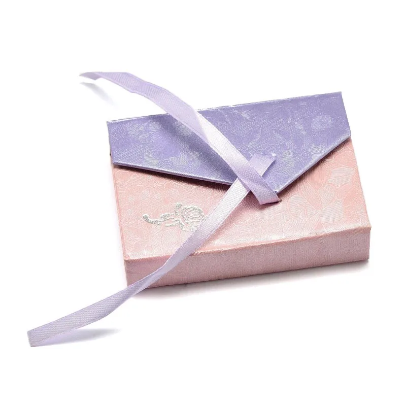 Картонная коробка 40 шт. прямоугольная подвесная сиреневая 8 5x6 5x2 3 см | Украшения и