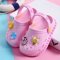 new boys girls cartoon animal shoes pvc backpack shoes cheap charming children dongdong pink garden slippers 1 2 6 years old