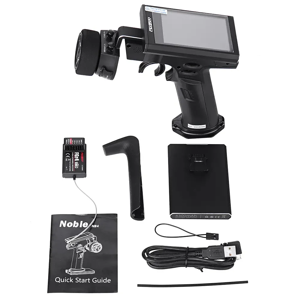 Радиопередатчик Flysky FS NB4 TR4 2 4G 4CH Noble с HVGA 3 5 &quotTFT цветной экран для