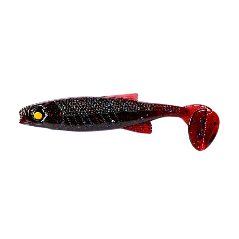

Luya Soft Bait Luya 10 Packets Soft Fish T-Tail Bait Bionic Bait