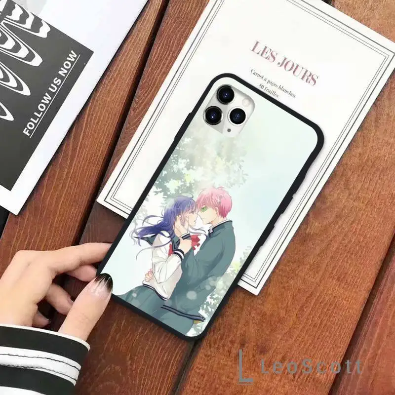 

saiki k Anime cartoon Phone Case for iPhone 11 12 pro XS MAX 8 7 6 6S Plus X 5S SE 2020 XR Soft silicone