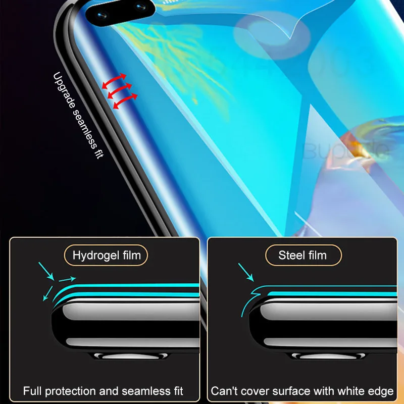 2 шт. Гидрогелевая Защитная пленка для Huawei P30 P20 Lite P40 Pro P Smart 2019 | Мобильные телефоны