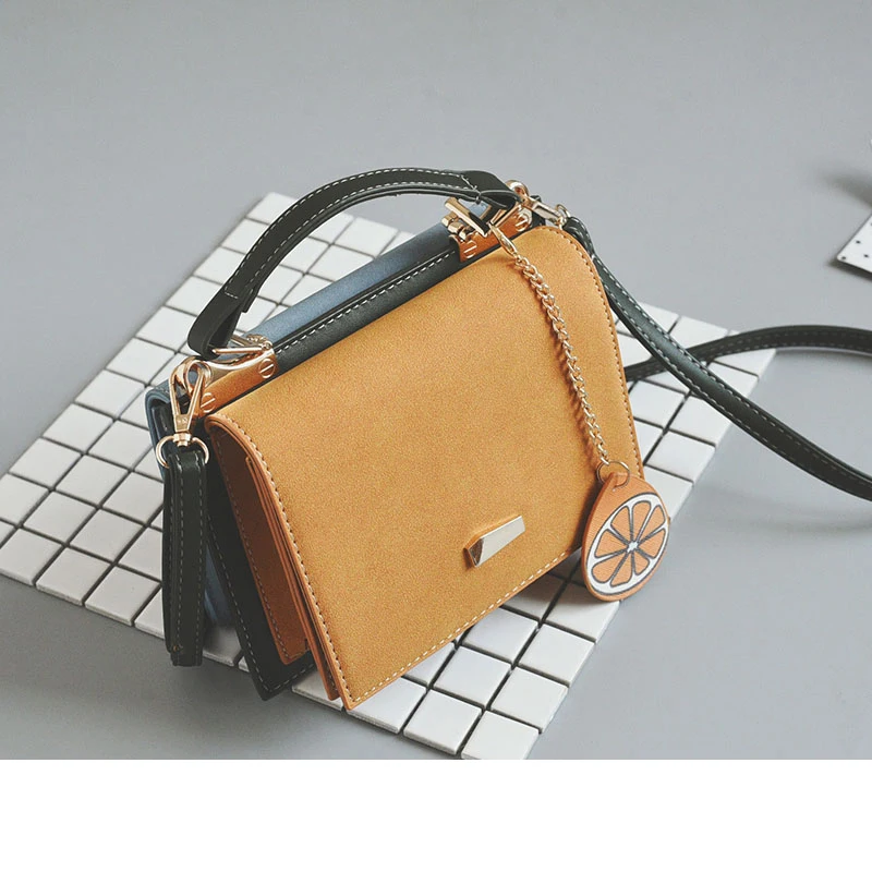 Фрукты Лимон арбуз кисточки Маленькая женская сумка через плечо