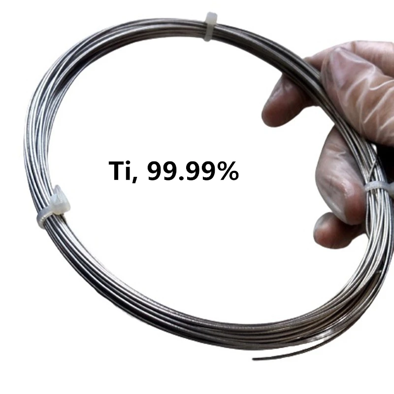 Титановая проволока высокой чистоты для научных исследований 99.99%