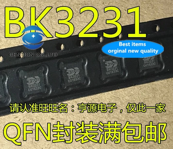 

10 шт., 100% оригинальные новые, в наличии, BK3231 BK5823 QFN Bluetooth Селфи