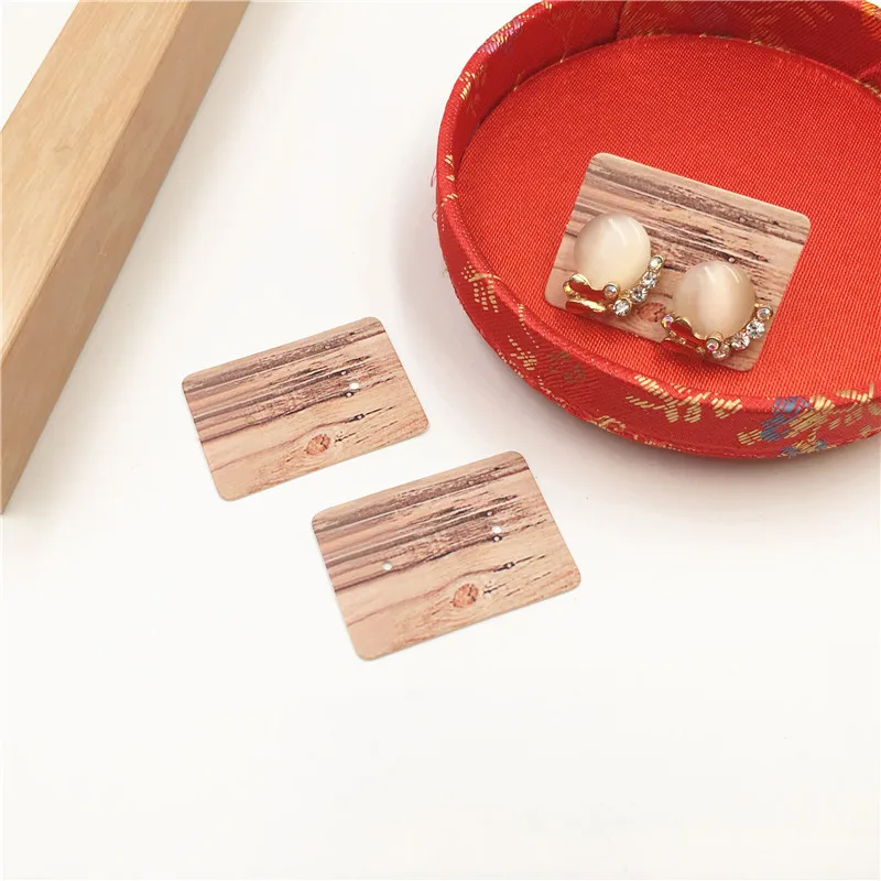 

500 pcs Cute New Arrived Earring Card Display Jewelry Fresh style Multiple patterns Design DIY Handmade 3.5x2.5cm